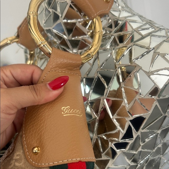 Gucci Vintage Y2K Tan and Brown Shoulder Bag - Picture 3 of 13